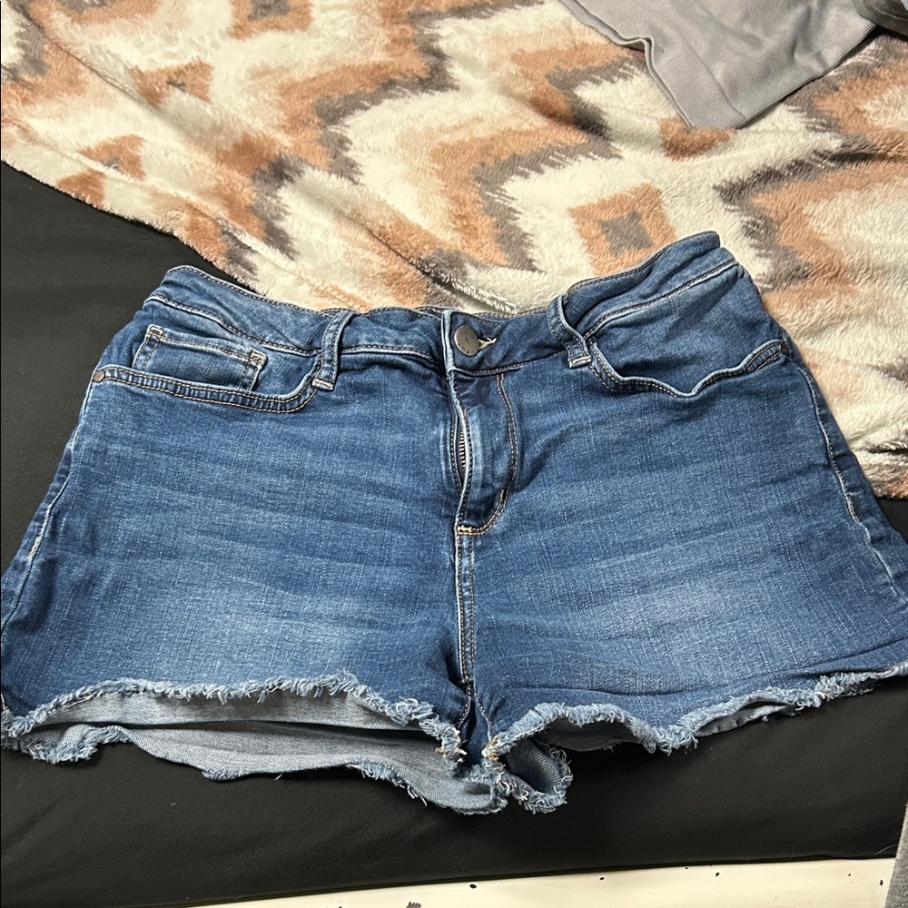 a.n.a Classic Blue Jean Shorts